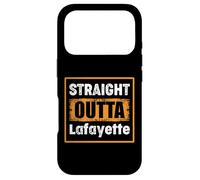 Straight Outta Lafayette Louisiana USA Retro Vintage Humor Case for iPhone 17 Pro