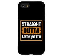 Straight Outta Lafayette Louisiana USA Retro Vintage Humor Case for iPhone SE (2020) / 7/8