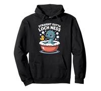 Straight Outta Loch Ness Monster Kids Pullover Hoodie