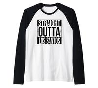 Straight Outta Los Santos Raglan Baseball Tee