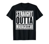 Straight Outta Madagascar Vintage Distressed T-Shirt