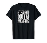 Straight Outta Memphis Grungy Style Value Graphic T-Shirt