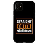 Straight Outta Middletown Delaware USA Retro Vintage Humor Case for iPhone 11