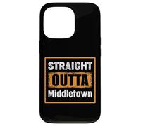 Straight Outta Middletown Delaware USA Retro Vintage Humor Case for iPhone 13 Pro