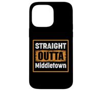 Straight Outta Middletown Delaware USA Retro Vintage Humor Case for iPhone 14 Pro Max