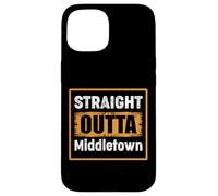 Straight Outta Middletown Delaware USA Retro Vintage Humor Case for iPhone 15