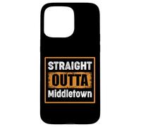 Straight Outta Middletown Delaware USA Retro Vintage Humor Case for iPhone 15 Pro Max