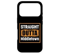 Straight Outta Middletown Delaware USA Retro Vintage Humor Case for iPhone 17 Pro