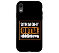 Straight Outta Middletown Delaware USA Retro Vintage Humor Case for iPhone XR