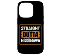 Straight Outta Middletown Ohio USA Retro Distressed Vintage Case for iPhone 14 Pro