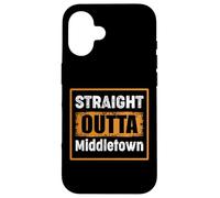 Straight Outta Middletown Ohio USA Retro Distressed Vintage Case for iPhone 16
