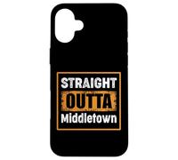 Straight Outta Middletown Ohio USA Retro Distressed Vintage Case for iPhone 16 Plus