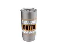Straight Outta Middletown Ohio USA Retro Distressed Vintage Stainless Steel Insulated Tumbler