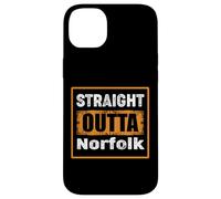 Straight Outta Norfolk Virginia USA Retro Distressed Vintage Case for iPhone 14 Plus