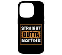 Straight Outta Norfolk Virginia USA Retro Distressed Vintage Case for iPhone 14 Pro
