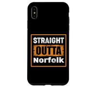 Straight Outta Norfolk Virginia USA Retro Distressed Vintage Case for iPhone XS Max