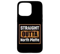 Straight Outta North Platte Nebraska USA Distressed Vintage Case for iPhone 15 Pro Max