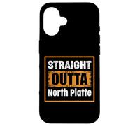 Straight Outta North Platte Nebraska USA Distressed Vintage Case for iPhone 16