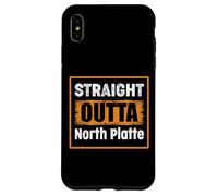 Straight Outta North Platte Nebraska USA Distressed Vintage Case for iPhone XS Max