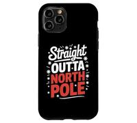 Straight Outta North Pole Funny Christmas Santa Case for iPhone 11 Pro