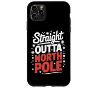 Straight Outta North Pole Funny Christmas Santa Case for iPhone 11 Pro Max