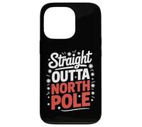 Straight Outta North Pole Funny Christmas Santa Case for iPhone 13 Pro