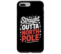 Straight Outta North Pole Funny Christmas Santa Case for iPhone 7 Plus/8 Plus