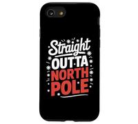 Straight Outta North Pole Funny Christmas Santa Case for iPhone SE (2020) / 7/8