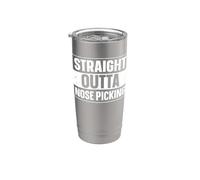 Straight Outta Nose Picking Stainless Steel Insulated Tumbler