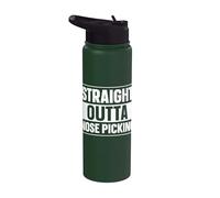 Straight Outta Nose Picking Stainless Steel Insulated Water Bottle