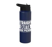 Straight Outta Nose Picking Stainless Steel Insulated Water Bottle