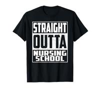 Straight Outta Nursing School Graduation 2026 Boys Kids Idea T-Shirt