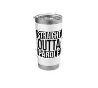 Straight Outta Parole Stainless Steel Insulated Tumbler