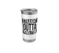 Straight Outta Pendleton Stainless Steel Insulated Tumbler