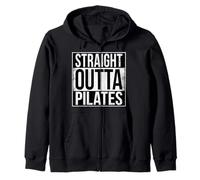 STRAIGHT OUTTA PILATES Zip Hoodie