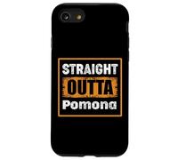 Straight Outta Pomona California USA Retro Distressed Humor Case for iPhone SE (2020) / 7/8