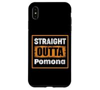 Straight Outta Pomona California USA Retro Distressed Humor Case for iPhone XS Max