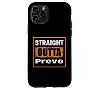 Straight Outta Provo Utah USA Retro Distressed Vintage Humor Case for iPhone 11 Pro