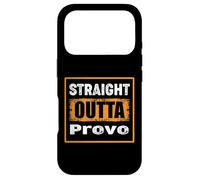 Straight Outta Provo Utah USA Retro Distressed Vintage Humor Case for iPhone 17 Pro