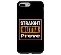 Straight Outta Provo Utah USA Retro Distressed Vintage Humor Case for iPhone 7 Plus/8 Plus