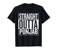 Straight Outta Punjab from The Heart of Punjab, India T-Shirt
