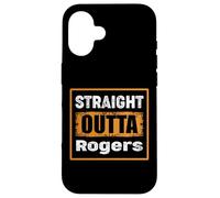 Straight Outta Rogers USA Retro Distressed Vintage Humor Case for iPhone 16
