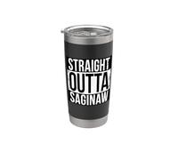 Straight Outta Saginaw Stainless Steel Insulated Tumbler