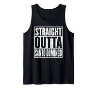 Straight Outta Santo Domingo Vintage Distressed Tank Top