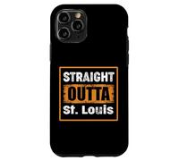 Straight Outta St. Louis Missouri USA Retro Distressed Humor Case for iPhone 11 Pro