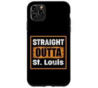 Straight Outta St. Louis Missouri USA Retro Distressed Humor Case for iPhone 11 Pro Max