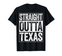 Straight Outta Texas Shirt Adult Kids Patriotic Texas State T-Shirt