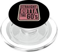 Straight Outta The 60's 1960's Born Birthday Womens Vintage PopSockets PopGrip for MagSafe