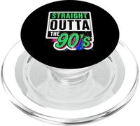 Straight Outta The 90's 1990's Born Birthday Men Women B-day PopSockets PopGrip for MagSafe