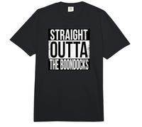 Straight Outta THE Boondocks in the Yorkshire Moors Comfort Colors Adult Heavyweight T-Shirt